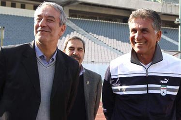 حضور کفاشیان و نبی در تمرین تیم ملی