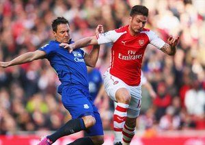 اليوير ژیرود|آرسنال 2 - 0 اورتون / لیگ جزیره