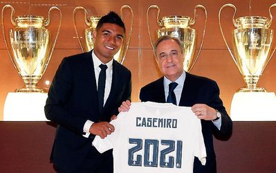 نقل و انتقالات | کاسمیرو قراردادش ا با رئال‌مادرید را تمدید کرد