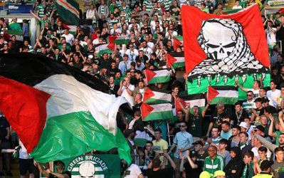 حمایت روز | برافراشته شدن پرچم فلسطین در لیگ قهرمانان اروپا