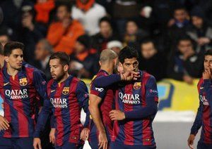 لوئیس سوارز|آپوئل 0 - 4 بارسلونا / لیگ قهرمانان