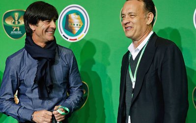 تام هنکس، مهمان ویژه فینال DFB-Pokal