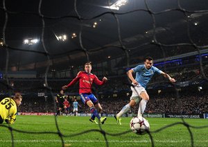 منچسترسیتی ۵-۲ زسکا مسکو/ گروه D لیگ قهرمانان اروپا