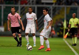 يوتو ناگاتومو|پالرمو 1 - 1 اینترمیلان / سری آ