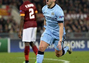 سمیر نصری|رم 0 - 2 منچستر سیتی / لیگ قهرمانان