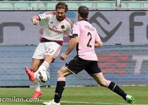 آلسيو چرچی|پالرمو 1 - 2 میلان / سری آ