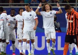 داوید لوئیز|شاختار دونتسك 0 - 3 پاریس سن ژرمن / لیگ قهرمانان