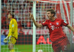 توماس مولر|بایرن مونیخ 5 - 0 هامبورگ / بوندسلیگای آلمان