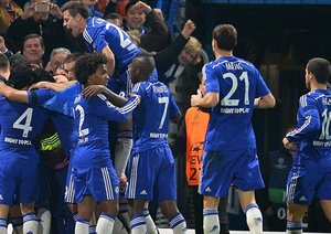 گری کی هیل|چلسی 2 - 2 پاریس سن ژرمن / لیگ قهرمانان