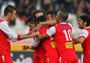 شادی بازیکنان تراکتور|تراکتورسازی تبریز 1 - 0 پرسپولیس تهران / لیگ برتر