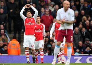 اليوير ژیرود|آرسنال 5 - 0 آستون ویلا / لیگ جزیره