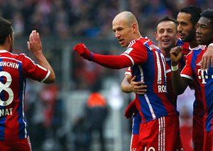 آرین روبن|بایرن مونیخ 8 - 0 هامبورگ / بوندسلیگا