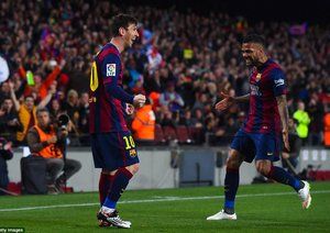 دانیل آلوز - مسی|بارسلونا 4 - 0 آلمریا / لالیگا