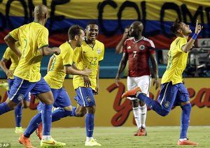 نیمار|برزیل 1-0 کلمبیا / دیدار دوستانه