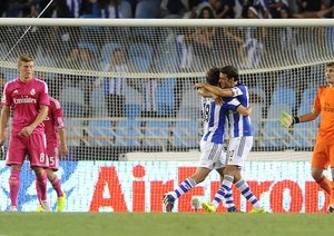 شادمانی بازیکنان سوسیداد