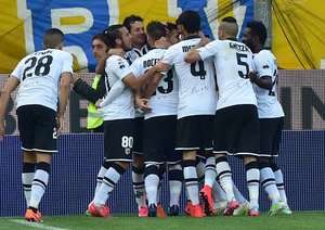 شادی بازیکنان پارما