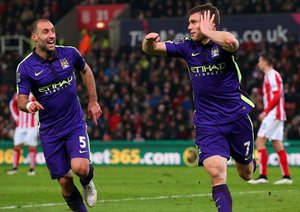 جیمز میلنر - زابالتا|استوک سیتی 1 - 4 منچستر سیتی / لیگ جزیره