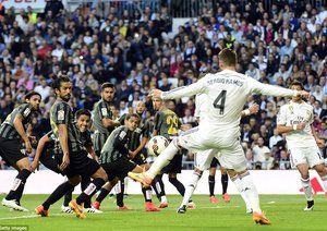 سرخیو راموس|رئال مادرید 3 - 1 مالاگا / لالیگا