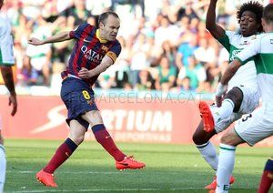 آندرس اینیستا|الچه 0-0 بارسلونا