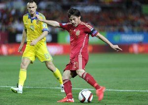 داوید سیلوا|اسپانیا 1 - 0 اوکراین / مقدماتی یورو 2016