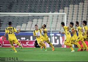 شادی بازیکنان نفت