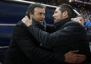 لوییز انریکه - دیگو سیمونه|اتلتیکو مادرید 2 - 3 بارسلونا / جام حذفی اسپانیا