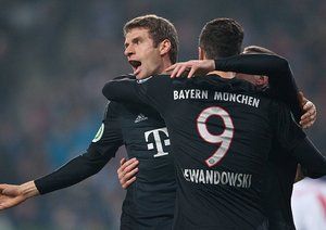 توماس مولر|هامبورگ 1 - 3 بایرن مونیخ / جام حذفی