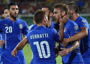 دانیله د روسی|ایتالیا 1 - 0 بلغارستان / مقدماتی یورو 2016