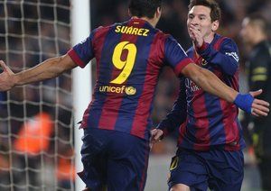 لیونل مسی - لوئیس سوارز|بارسلونا 3 - 1 ویارئال / جام حذفی