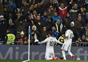 جیمز رودریگز|رئال مادرید 2 - 1 سه ویا / لالیگا