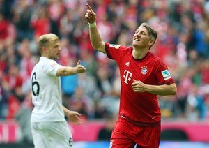 باشتین شواینشتایگر|بایرن مونیخ 2 - 0 ماینتس / بوندسلیگا