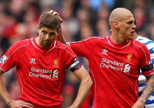 استیون جرارد|لیورپول 2 - 1 کوئینز پارک رنجرز / لیگ جزیره