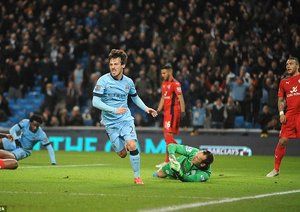 داوید سیلوا|منچستر سیتی 2 - 0 لیستر سیتی / لیگ جزیره