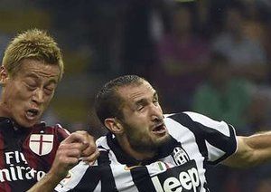 جورجیو کیه لینی - كيسوکه هوندا|میلان 0-1 یوونتوس‬‎ / سری آ