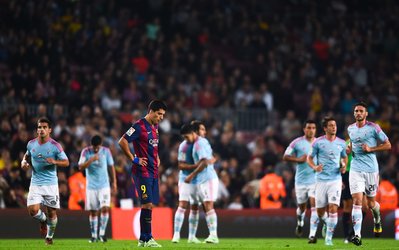 لالیگا | بارسلونا 0 - سلتاویگو 1 / سقوط بارسا از صدر به جایگاه سوم