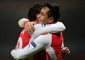 الکسیس سانچز - کازورلا|آرسنال 2 - 0 بوروسيا دورتموند / لیگ قهرمانان