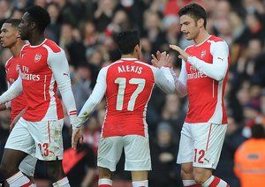 اليوير ژیرود|آرسنال 2 - 0 میدِلزبورو / جام حذفی