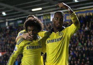 ديديه دروگبا - ویلیان|شِروزبری تَون 1 - 2 چلسی / جام اتحادیه