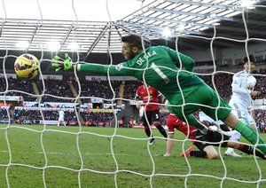 داوید دخیا|سوانسی 2 - 1 منچستر یونایتد / لیگ جزیره