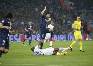 خاویر پاستوره|المپیک مارسی 2 - 3 پاریس سن ژرمن / لوشامپیونه