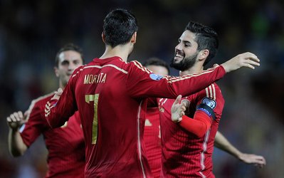 مقدماتی یورو 2016 | اسپانیا 1 - اوکراین 0 / لاروخا نیمی از راه صعود را طی کرد