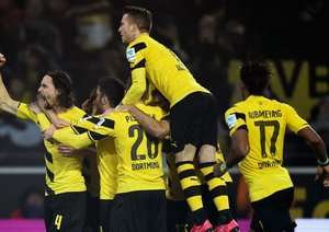 شادی بازیکنان دورتموند