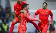 ایبار 0 - 2 بارسلونا/هفته بیست و هفتم /گل های مسابقه