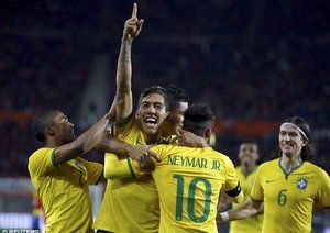 روبرتو فيرمينو|اتریش 1 - 2 برزیل/ دیدار دوستانه