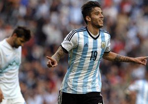 ریکی آلوارز|شادمانی ریکی آلوارز بعد از گلزنی مقابل الوونی.