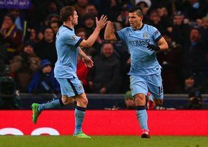 سرخیو آگوئرو|منچستر سیتی 1 - 2 بارسلونا / لیگ قهرمانان