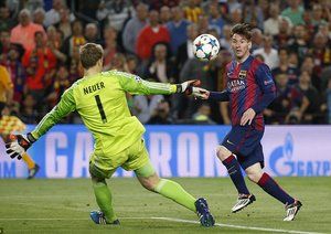 لیونل مسی|بارسلونا 3 - 0 بایرن مونیخ / لیگ قهرمانان