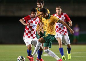 جایسون اَلان داویدسون|درگیری در میانه زمین ، بازی کرواسی استرالیا