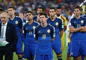 لیونل مسی|حسرت لئو مسی بعد از باخت مقابل ژرمن ها.