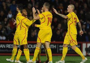 رحيم استرلینگ|ای اف سی بورنموث 1 - 3 لیورپول / جام اتحادیه